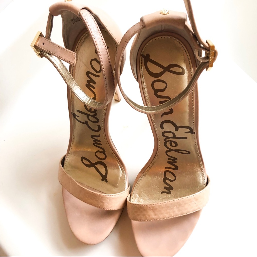 Tan Snake Print Sandals